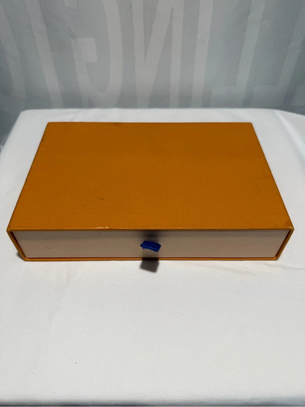 Louis Vuitton Gift or Storage Box with Blue Pull Tab